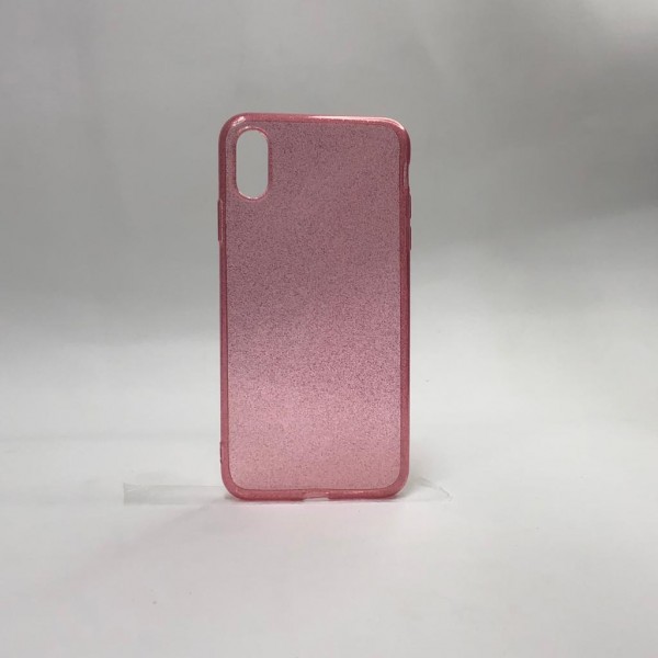 Capa Transparente Glitter Rosa -Iphone Xs Max 