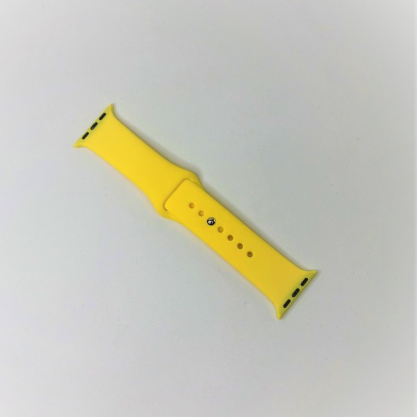  Pulseira Apple Watch - Silicone Amarela - 38/40/41mm