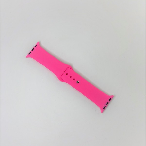 Pulseira Apple Watch - Silicone Rosa - 38/40/41mm