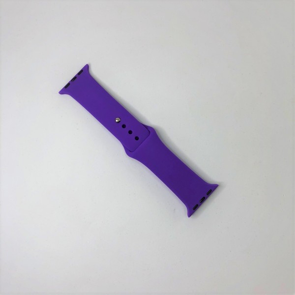  Pulseira Apple Watch - Silicone Violeta - 38/40/41mm
